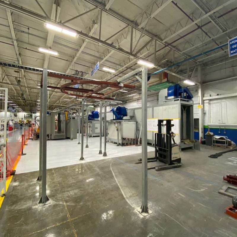 Automatic Powder Coating Line in Mexico