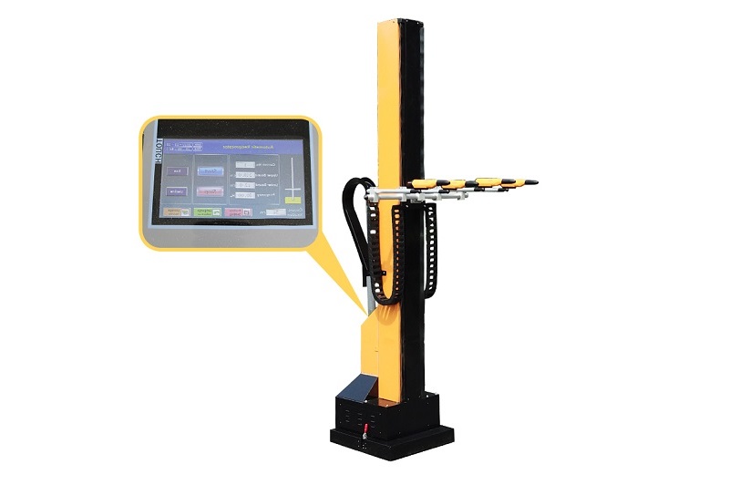 PLC powder coating reciprocator 