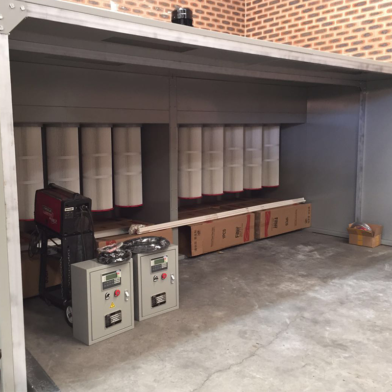 Walk-in Powder Coating Booth for Large Workparts