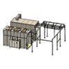 Manual Powder Coating Line for Batch Productions