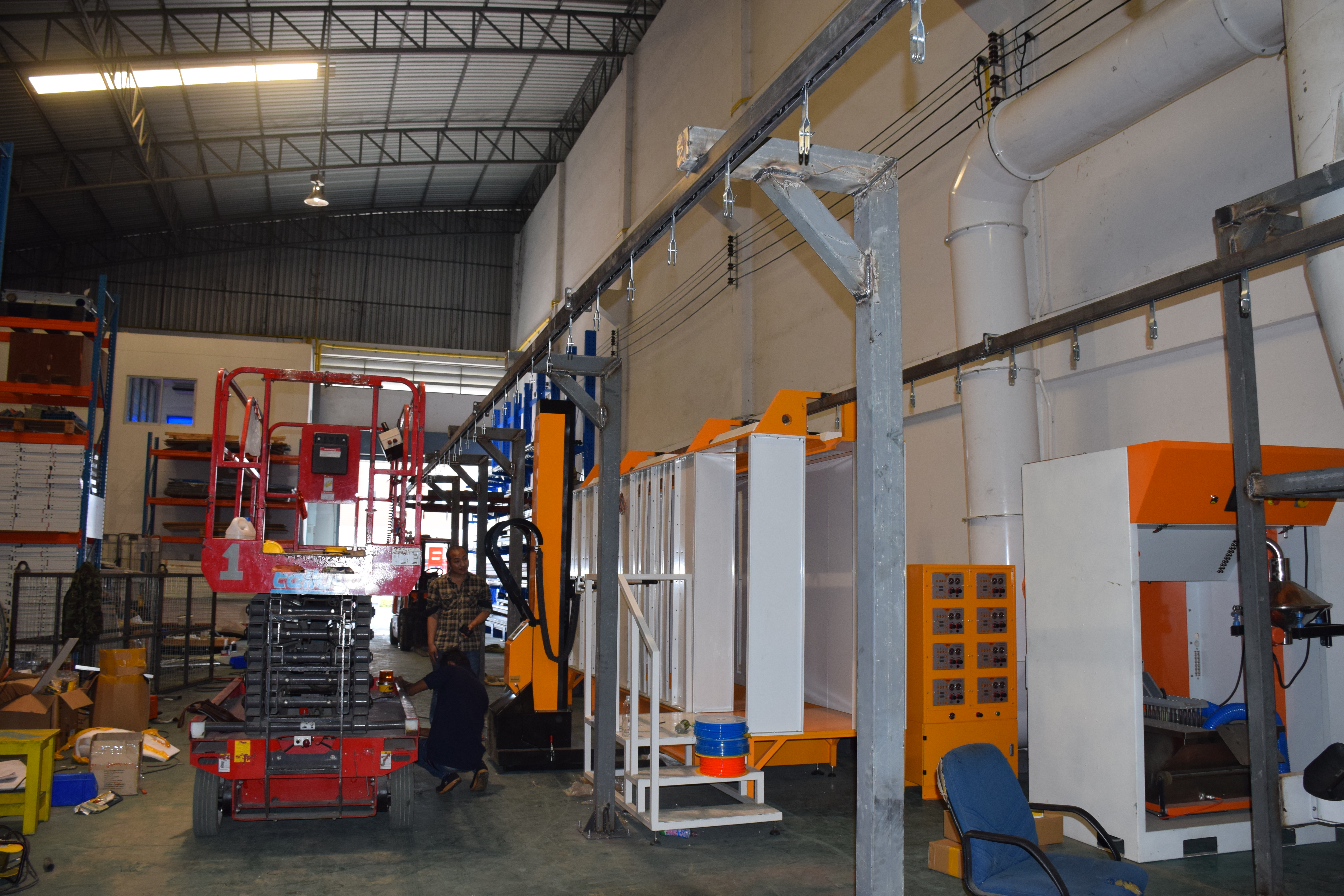 6 automatic spray booth