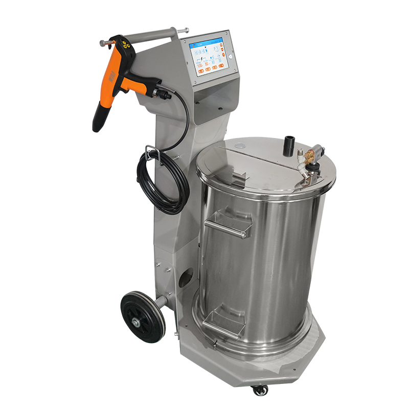 COLO-200S-H Hopper Type Powder Coating Equipment Touch Panel
