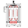 4x4x6 Electric Powder Coating Oven for Sale