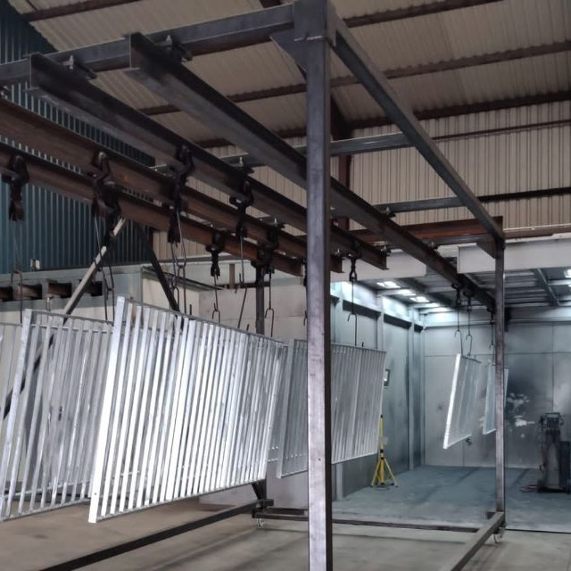 Manual Powder Coating Line for Security Fence