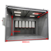 COLO-3924 Walk in Powder Coating Spray Booth for Large Workparts