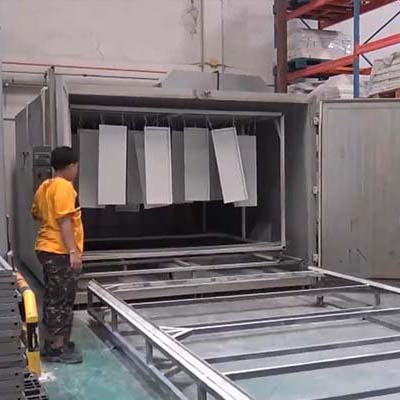 Semi-automated Electrostatic Powder Coating Line