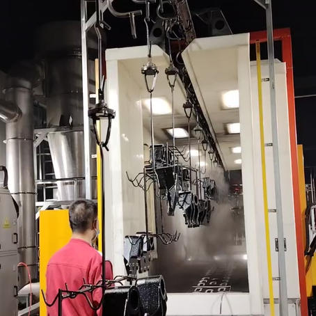 Automatic Powder Coating Spray Booth Applications