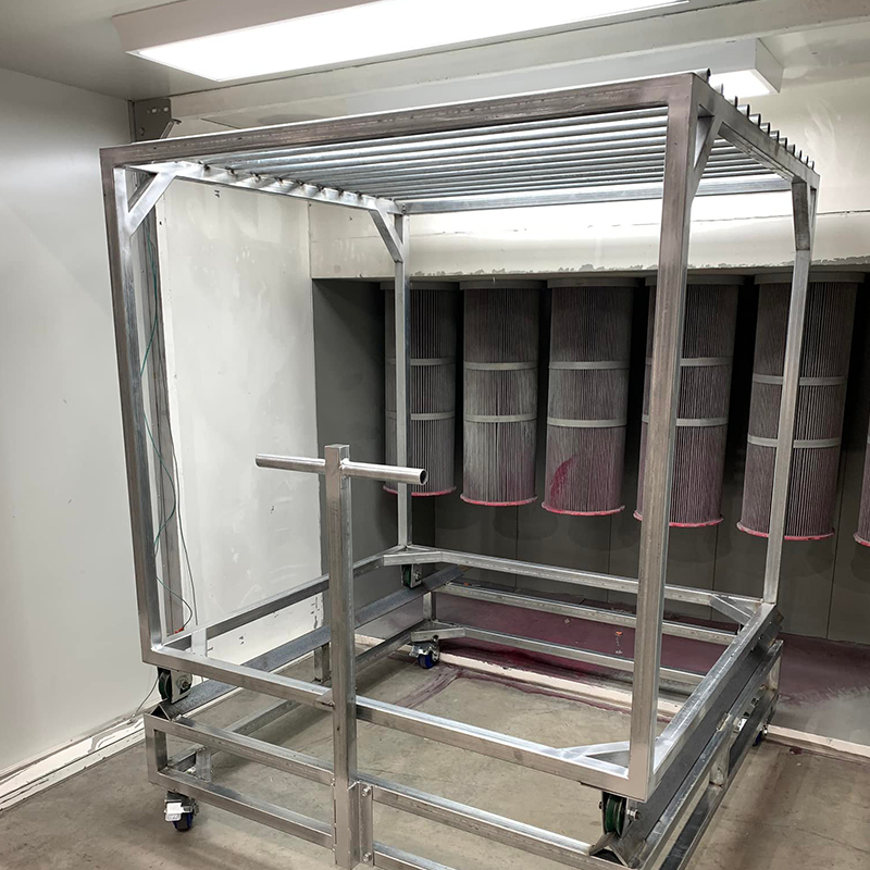 Walk-in Powder Coating Booth for Large Workparts