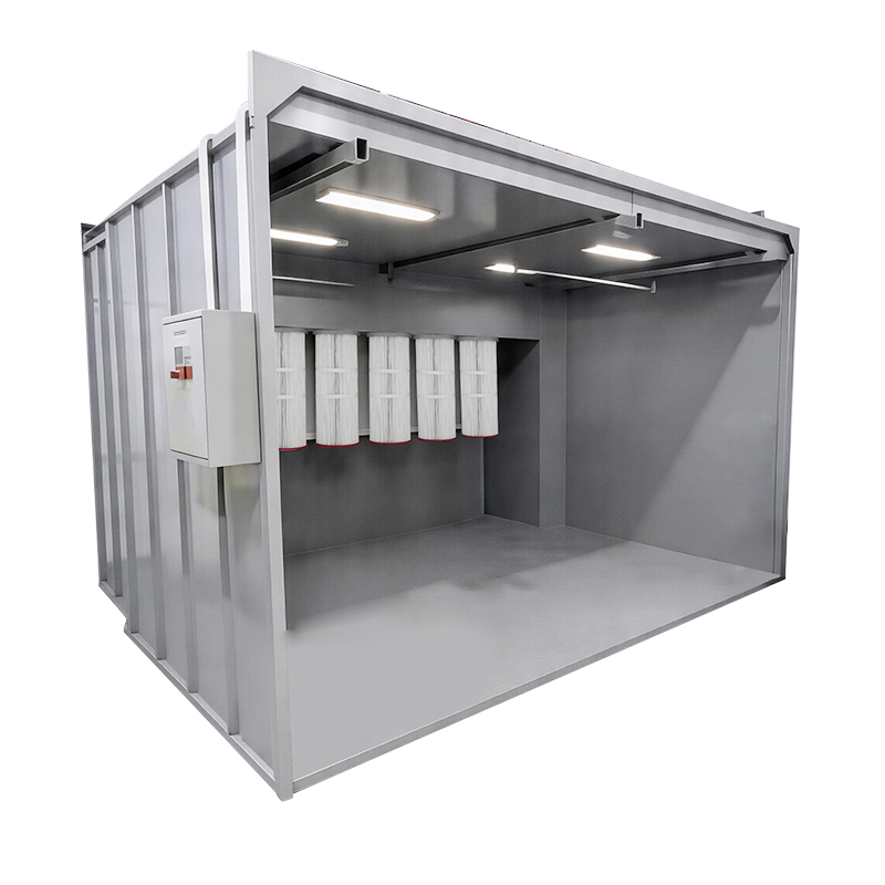 COLO-3249 Walk in Powder Coating Spray Booth for Large Workparts