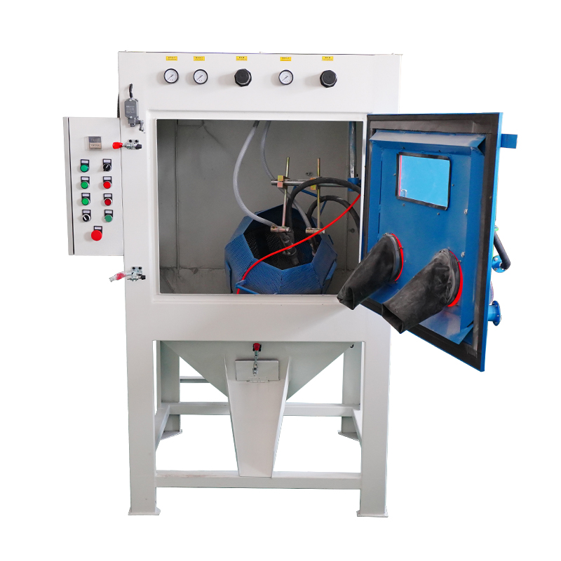 Tumble Drum Automatic Sand Blasting Cabinet