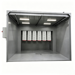 COLO-3924 Walk in Powder Coating Spray Booth for Large Workparts