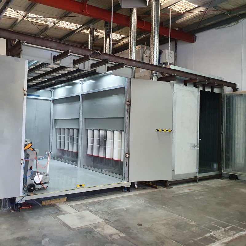 Compact Powder Coating Painting Line