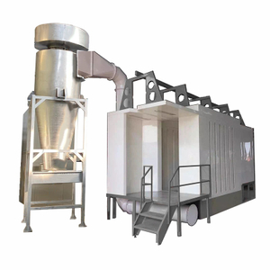 Plastic Powder Coating Spray Booth with Cyclone Recovery System