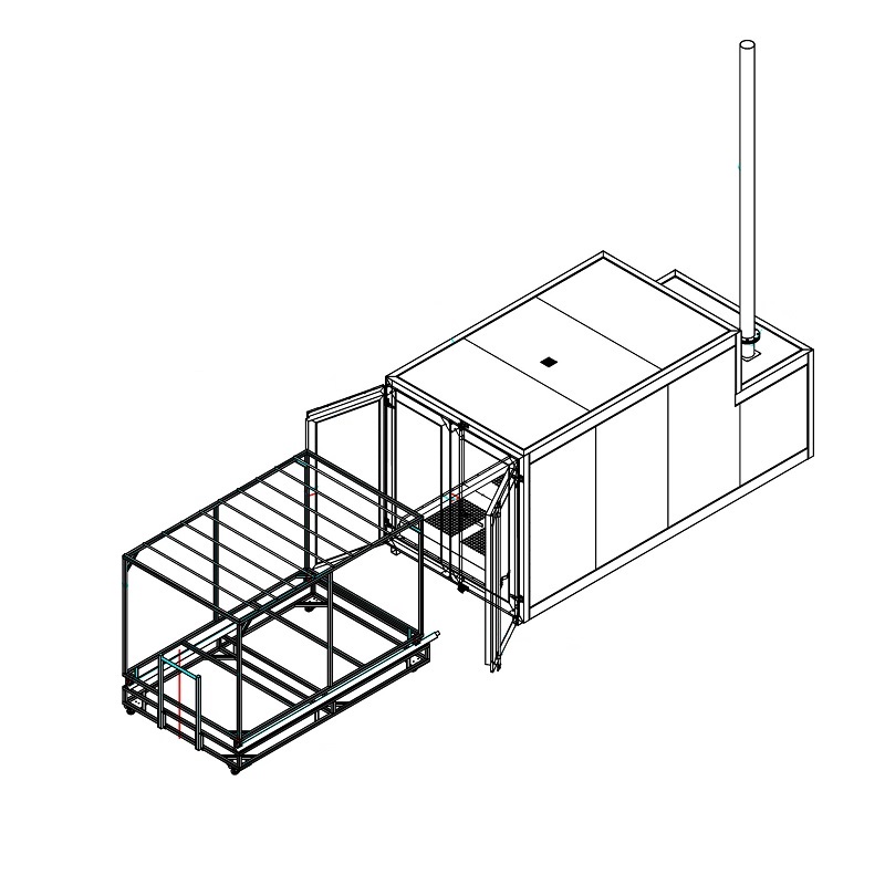 Gas Powder Coating Oven