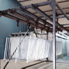 Manual Walk-in Powder Coating Line with Overhead Track for Space Saving