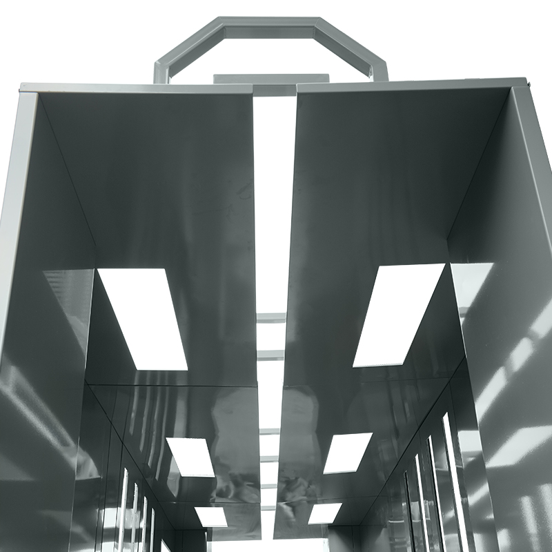 Tunnel Type Automatic Powder Coating Booth for Single Color