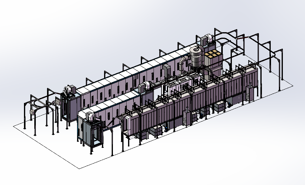 Automatic Powder Coating Line