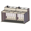 Walk-in Powder Coating Booth for Large Workparts