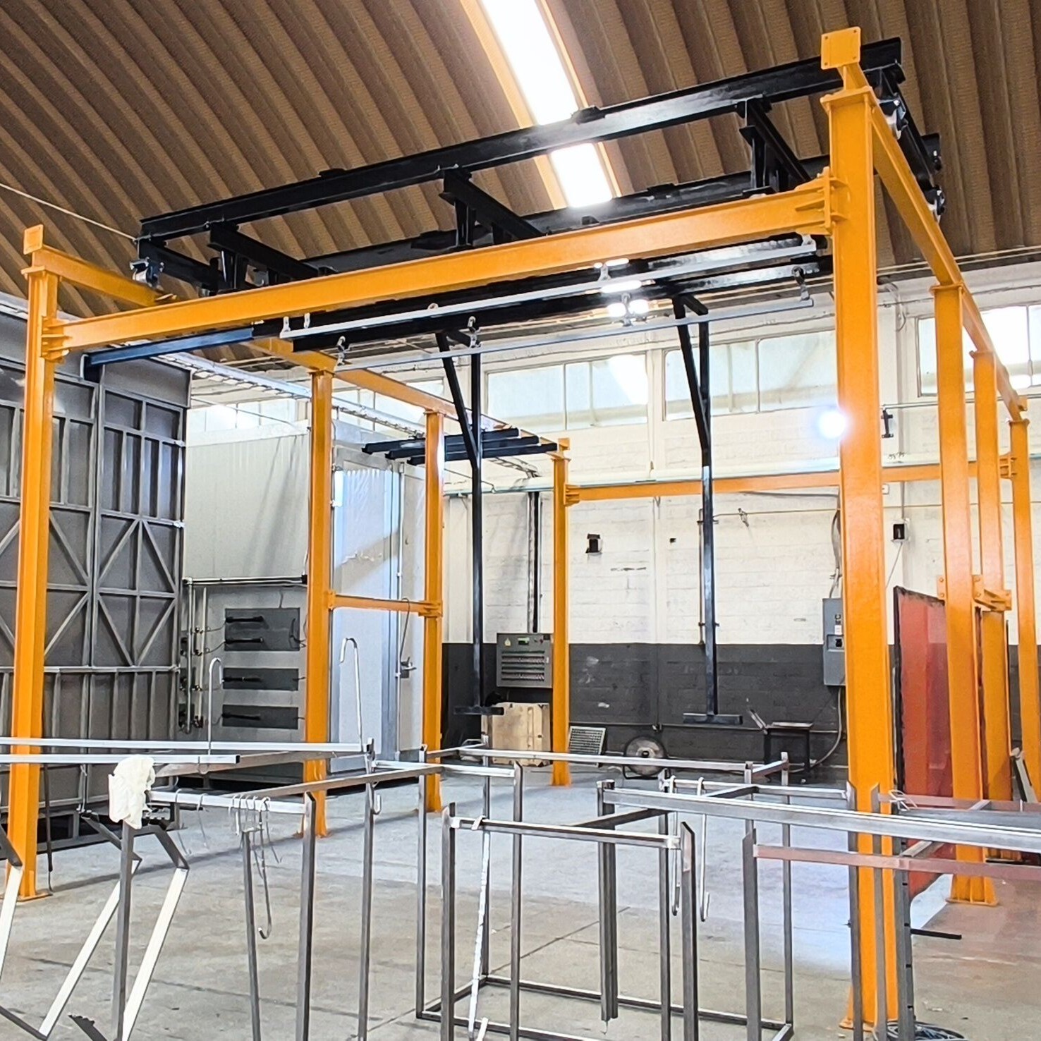 Manual Powder Coating Line for Batch Productions