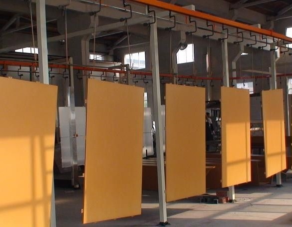 metal door powder coating