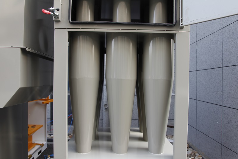 multi cyclone powder coating dust collector